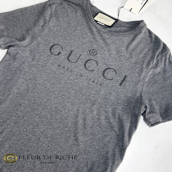 Gucci Other - Unisex NWT Gucci Classic Logo Print T-shirt Gray sz XL